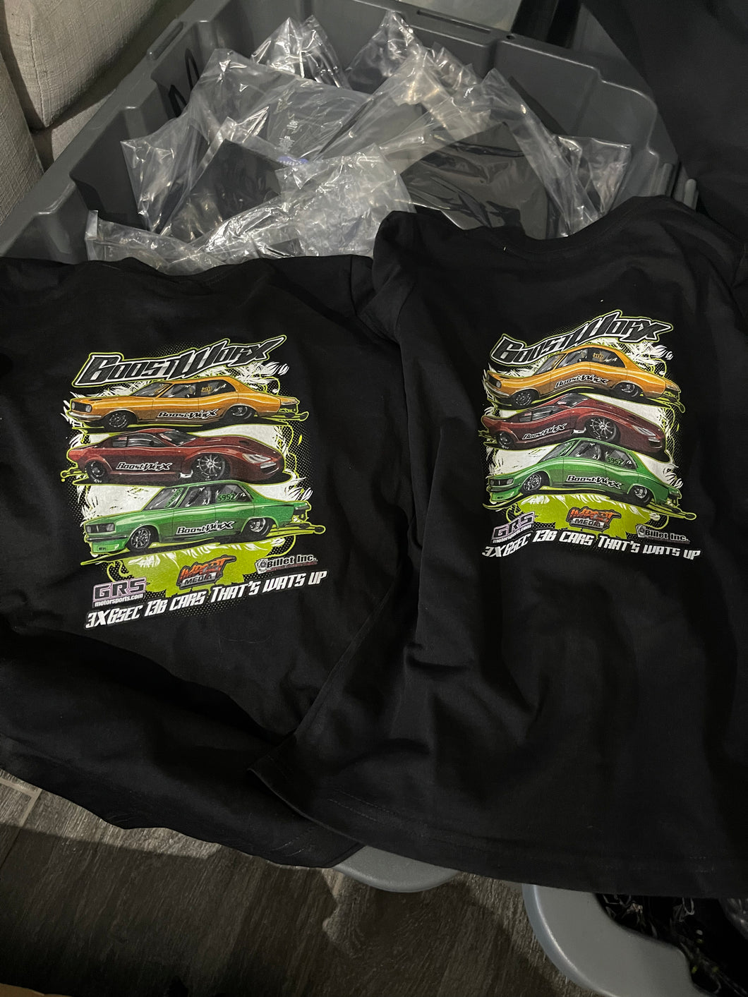 Kids boostworx tees